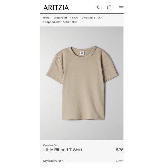 Sunday’s Best Little Ribbed T-Shirt - Picture 4 of 4